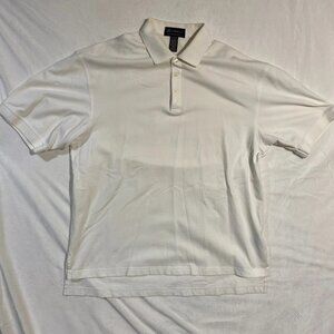 Byron Nelson Signature Series Mens 2XL White Polo Shirt Retro Inspired